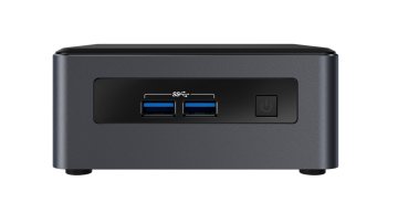 Intel NUC BLKNUC7I3DNHNC2 PC/stazione di lavoro Intel® Core™ i3 i3-7100U 4 GB DDR4-SDRAM 1 TB HDD Windows 10 Pro UCFF Mini PC Nero