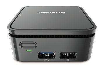 MEDION S22002 Intel® Celeron® N3350 4 GB 64 GB eMMC Windows 10 Mini PC Nero