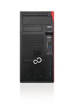 Fujitsu ESPRIMO P558 Intel® Core™ i5 i5-8400 8 GB DDR4-SDRAM 512 GB SSD Windows 10 Pro Micro Tower PC Nero, Rosso