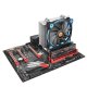 Thermaltake Riing Silent 12 Processore Raffreddatore d'aria 12 cm Nero, Blu, Argento 12