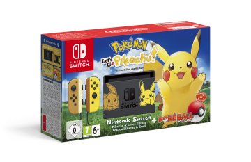 Nintendo Switch - Pokémon: Let's Go Pikachu! console da gioco portatile 15,8 cm (6.2") 32 GB Touch screen Wi-Fi Nero, Giallo