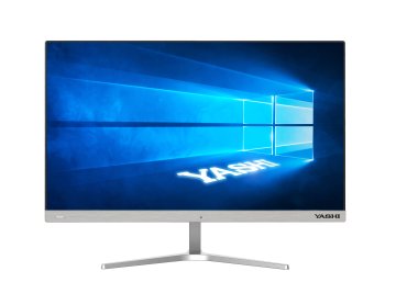 YASHI AY24338 All-in-One PC Intel® Core™ i3 i3-8100 61 cm (24") 1920 x 1080 Pixel PC All-in-one 4 GB DDR4-SDRAM 240 GB SSD Windows 10 Enterprise Wi-Fi 5 (802.11ac) Argento