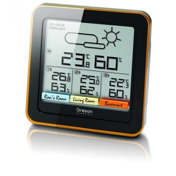 Oregon Scientific RAR502X Nero, Arancione LCD Batteria