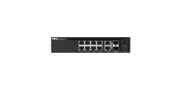 DELL N-Series N1108P-ON Gestito L2 Gigabit Ethernet (10/100/1000) Supporto Power over Ethernet (PoE) 1U Nero