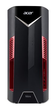 Acer NITRO 50 N50-600 Intel® Core™ i5 i5-8400 16 GB DDR4-SDRAM 1,26 TB HDD+SSD NVIDIA® GeForce® GTX 1060 Windows 10 Home Desktop PC Nero, Rosso