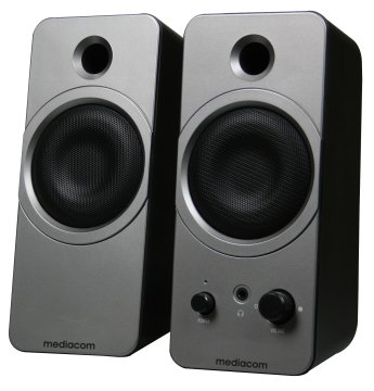 Mediacom MediaSound DT212 2-vie Nero, Grigio Cablato 10 W