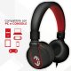 Techmade TM-IP952-MIL cuffia e auricolare Cablato A Padiglione Musica e Chiamate Nero, Rosso 4