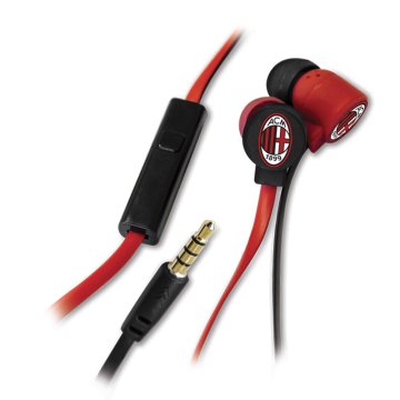 Techmade TM-YL-IP001-MIL cuffia e auricolare Cablato In-ear Musica e Chiamate Nero, Rosso