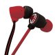 Techmade TM-YL-IP001-MIL cuffia e auricolare Cablato In-ear Musica e Chiamate Nero, Rosso 3