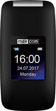 MaxCom MM824(02)171101792 6,1 cm (2.4") 88 g Nero Telefono per anziani