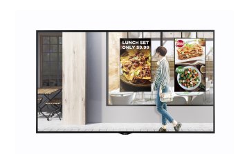 LG 55XS2E-B visualizzatore di messaggi Pannello piatto per segnaletica digitale 139,7 cm (55") LCD 2500 cd/m² Full HD Nero Web OS 24/7