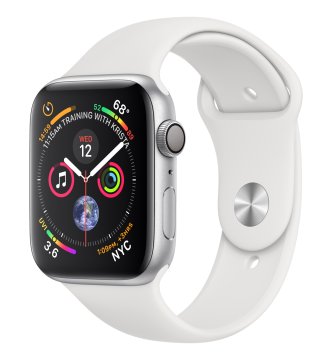 Apple Watch Series 4 OLED 44 mm Digitale 368 x 448 Pixel Touch screen Argento Wi-Fi GPS (satellitare)
