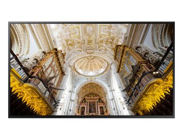 Samsung LH65QBNEBGC visualizzatore di messaggi Pannello piatto per segnaletica digitale 165,1 cm (65") LED Wi-Fi 350 cd/m² 4K Ultra HD Nero