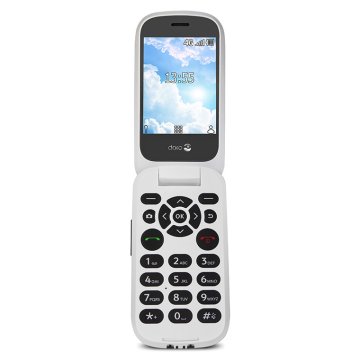 TIM Doro 7060 7,11 cm (2.8") 122 g Nero, Bianco Telefono con fotocamera