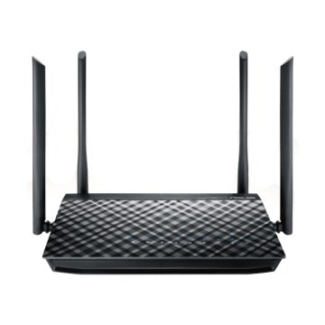 ASUS RT-AC57U router wireless Gigabit Ethernet Dual-band (2.4 GHz/5 GHz) Nero