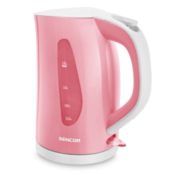 Sencor SWK 34RD bollitore elettrico 1,5 L 2400 W Rosso, Bianco