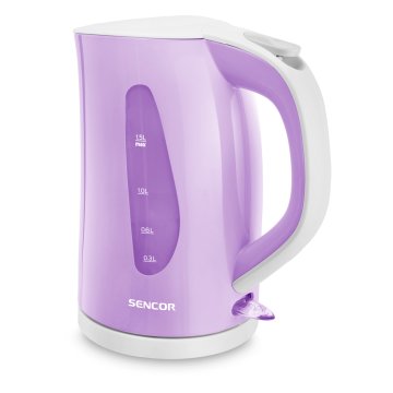 Sencor SWK 35VT bollitore elettrico 1,5 L 2400 W Viola, Bianco