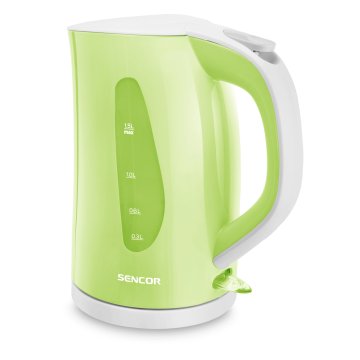 Sencor SWK 37GG bollitore elettrico 1,5 L 2400 W Verde, Bianco