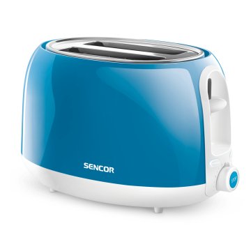 Sencor STS 2707TQ tostapane 6 2 fetta/e 800 W Blu, Bianco