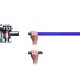 Dyson V7 Animal Aspirapolvere a bastone 2 in 1 Batteria Secco Ciclonico Senza sacchetto 0,54 L 350 W Nichel, Viola 5