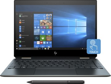 HP Spectre x360 13-ap0001nl Intel® Core™ i5 i5-8265U Ibrido (2 in 1) 33,8 cm (13.3") Touch screen Full HD 8 GB DDR4-SDRAM 256 GB SSD Wi-Fi 5 (802.11ac) Windows 10 Home Blu, Argento