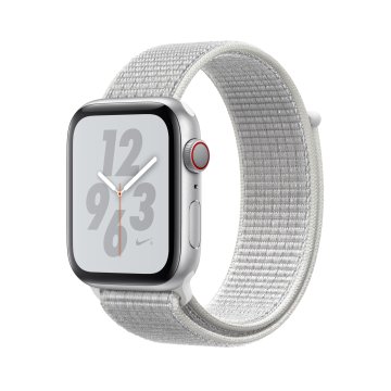 Apple Watch Nike+ Series 4 OLED 44 mm Digitale 368 x 448 Pixel Touch screen 4G Argento Wi-Fi GPS (satellitare)