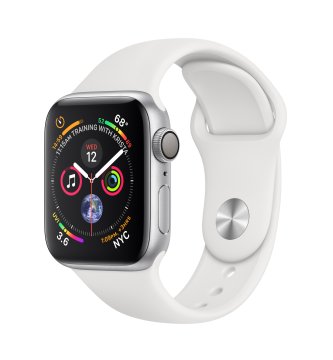 Apple Watch Series 4 smartwatch, 40 mm, Argento OLED GPS (satellitare)