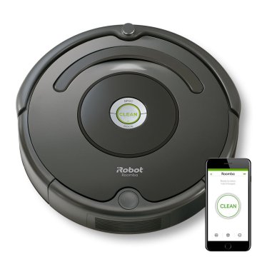 iRobot Roomba 676 0,6 L Senza sacchetto Nero