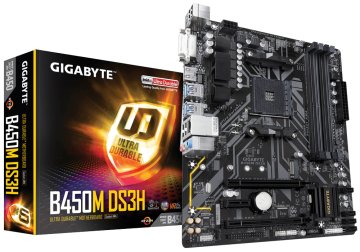 GIGABYTE B450M DS3H scheda madre AMD B450 Socket AM4 micro ATX
