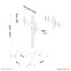 Neomounts PLASMA-M2000 Carello TV 37-85