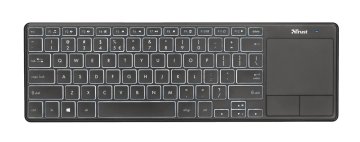 Trust Theza tastiera Universale RF Wireless QWERTY Italiano Nero