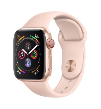 Apple Watch Series 4 smartwatch, 40 mm, Oro OLED Cellulare GPS (satellitare)