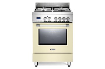 De’Longhi Linea PRO Cucina Elettrico Gas Crema, Acciaio inox