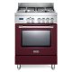 De’Longhi PRO 66 MR cucina Elettrico Gas Rosso, Acciaio inox 2