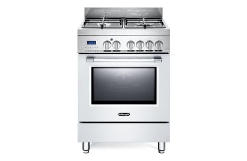 De’Longhi PRO 66 MW cucina Elettrico Gas Acciaio inox, Bianco
