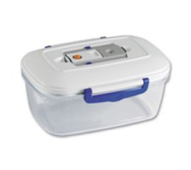 Magic Vac ACO1092 recipiente per cibo Rettangolare Scatola 1,5 L Trasparente, Bianco 1 pz