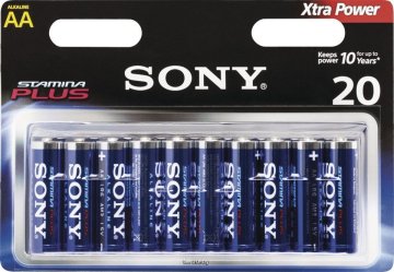 Sony Alk Stamina Plus LR6-AA x20 pcs Batteria monouso Stilo AA Alcalino