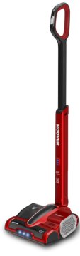 Hoover CLEVERY CV 216 RB Scopa elettrica Batteria Secco Ciclonico Senza sacchetto 0,8 L Nero, Rosso, Argento
