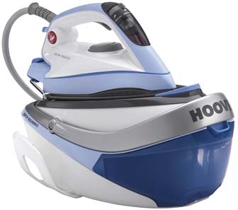 Hoover SRD 4107 2100 W 1 L Piastra in Ceramica Blu, Bianco