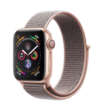Apple Watch Series 4 OLED 40 mm Digitale 324 x 394 Pixel Touch screen Oro Wi-Fi GPS (satellitare)