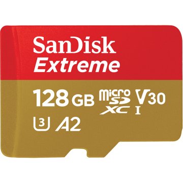 SanDisk Extreme 128 GB MicroSDXC UHS-I Classe 3