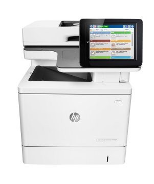 HP Color LaserJet Enterprise Stampante multifunzione M577f, Colore, Stampante per Aziendale, Stampa, copia, scansione, fax, ADF da 100 fogli, Porta USB frontale, Scansione verso e-mail/PDF, Stampa fro