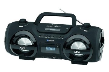 AEG SR 4359 BT Digitale PLL Nero, Rosso Riproduzione MP3