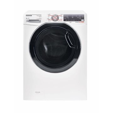 Hoover WDWFT 4118AH-01 lavasciuga Libera installazione Caricamento frontale Bianco