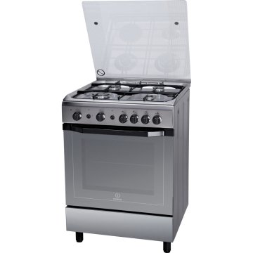 Indesit I6GG1F(X)/I Cucina Gas naturale Gas Stainless steel A