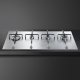 Smeg Linea PX1402 piano cottura Acciaio inox Da incasso 100 cm Gas 4 Fornello(i) 4