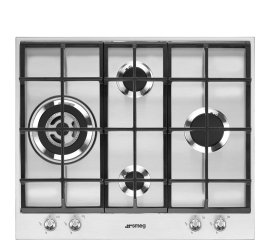 Smeg PX164L piano cottura Acciaio inox Da incasso Gas 4 Fornello(i)