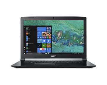 Acer Aspire 7 A717-72G-72KM Intel® Core™ i7 i7-8750H Computer portatile 43,9 cm (17.3") Full HD 8 GB DDR4-SDRAM 1,13 TB HDD+SSD NVIDIA® GeForce® GTX 1050 Wi-Fi 5 (802.11ac) Windows 10 Home Italiano Ne
