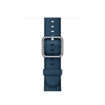 Apple MQV02ZM/A accessorio indossabile intelligente Band Blu Pelle