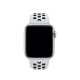 Apple MTMQ2ZM/A accessorio indossabile intelligente Band Nero, Platino Fluoroelastomero 3